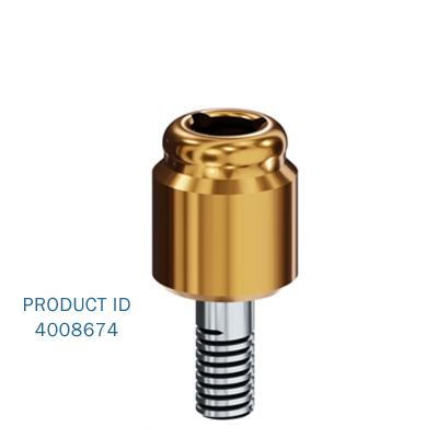 Locator Abutment Compatible with Zimmer Screw-Vent (4.5mm)