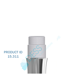 Ti Base, on implant, compatible with 3i Osseotite®