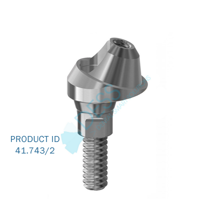 Angled Multi-Unit abutment compatible with Straumann® Bone Level®